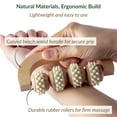 thumbnail image 6 of Evideco French Home Goods Handheld Four Spiked Rollers Rolling Massage Roller, 6 of 9