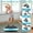 Blue, variant on Compact Vibration Plate Exercise Machine, Remote-Controlled Ultra-Thin Full-Body Vibration Platform - Home Weight Loss Fitness Training Equipment