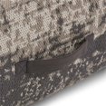 thumbnail image 3 of Simpli Home Pouf Carré à Motif Laboureur en Taupe et Gris, 3 of 6
