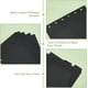 thumbnail image 3 of 24 hojas A7 (12,3 x 9,1 cm) Separadores de plástico de 6 agujeros para carpeta, pestañas índice negras, separadores de índice rectangulares para cuaderno, tarjetas con pestañas de índice insertables, 3 of 7