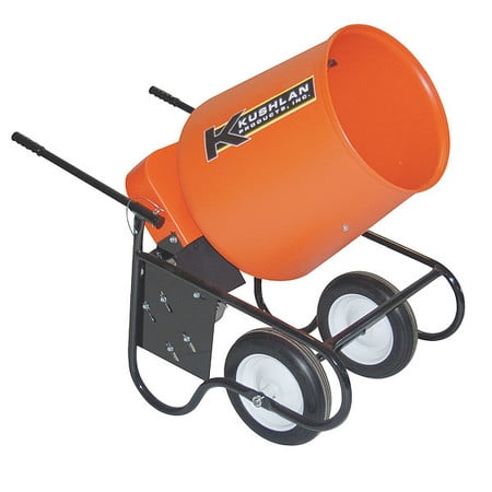 UPC 604804350202 product image for KUSHLAN PRODUCTS 350W Wheelbarrow Mixer, 3.5 Cu. Ft., 120V, 3/4HP | upcitemdb.com