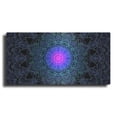 thumbnail image 1 of Luxe Metal Art 'Mandala Love' by Cameron Gray, Metal Wall Art, 24"x12", 1 of 7