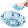 thumbnail image 2 of Dienrx Acrylic Soap Dish With Draining Rack, Transparent Waterproof Holder, Non-Slip Bathroom Accessory, Kitchen Countertop Tray, 2 of 7