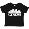 thumbnail image 3 of Inktastic Cleveland Skyline Grunge White Boys or Girls Toddler T-Shirt, 3 of 5