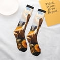thumbnail image 5 of Salouo Cute Corgi Sunflower Print Women's Men's Ankle Socks 1-pack Casual Athletic Socks for Unisex Adult Moisture-Wicking Socks for Daily Wear/Running/Sport, 5 of 8