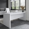thumbnail image 7 of Echo 72W Bow Front Desk in Pure White - Engineered Wood, 7 of 7