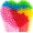 Muticolor, variant on 100 Pcs Valentine Day Straw Heart Shaped Straws - Pink, Red, Yellow, Blue & Green Cute Plastic Drinking Straws, Individually Wrapped Straw for for Wedding,Bridal Shower, Birthday Party & Pride Party