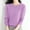 Light Purple, variant on Women's Wool Pullover Sweater Long Sleeve Crewneck Base Layer Top for Travel Hiking Comfortable Warm Tee Shirt