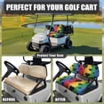 thumbnail image 4 of Uorisanigo Elastic Golf Cart Seat Covers for Yamaha Club Car 2-Person Front Seat, Pride Rainbow LGBTQ, Cool in Summer and Warm in Winter, 4 of 7