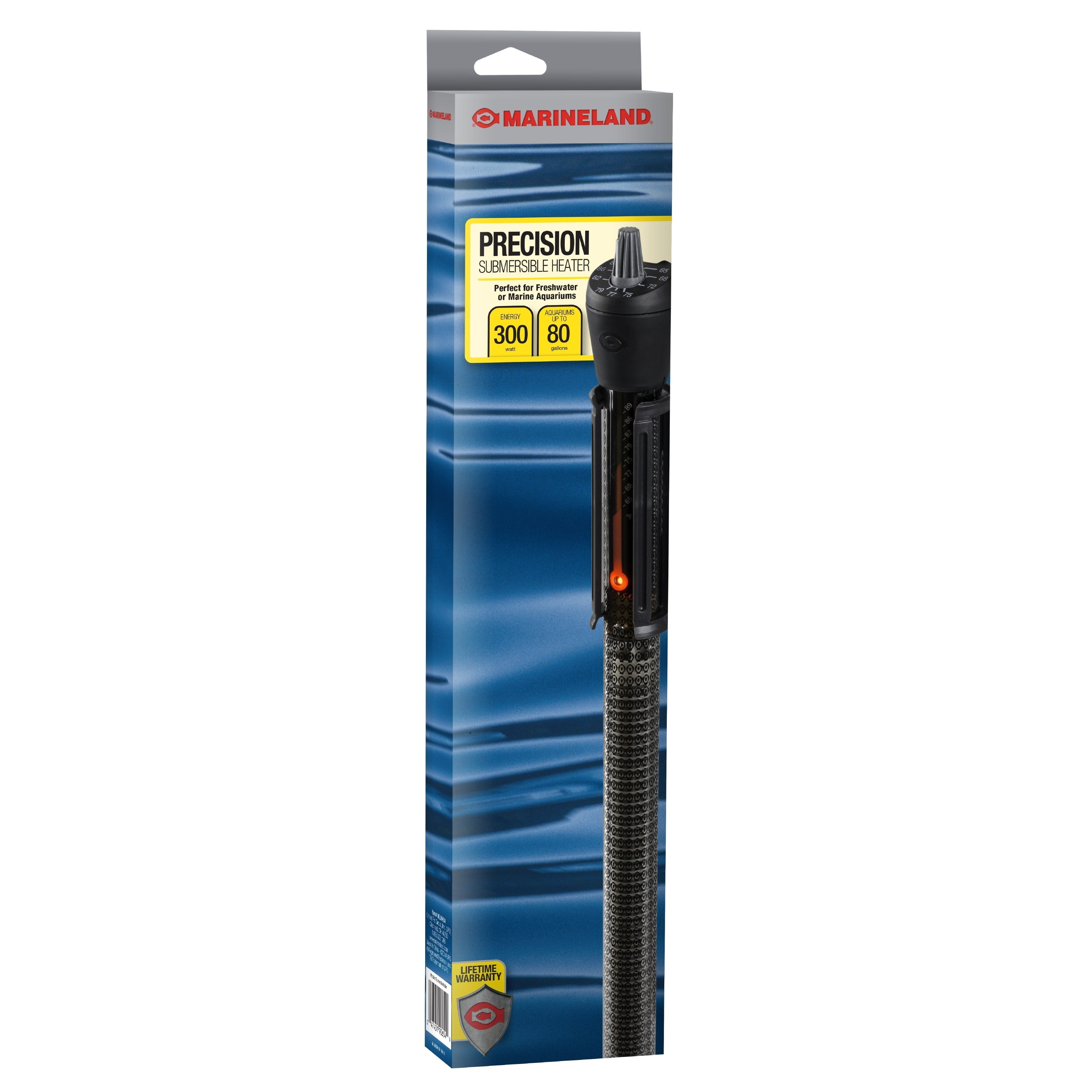 Marineland Precision Aquarium Heater Up To 80 Gallons 300 Watt Marineland Precision Aquarium Heater