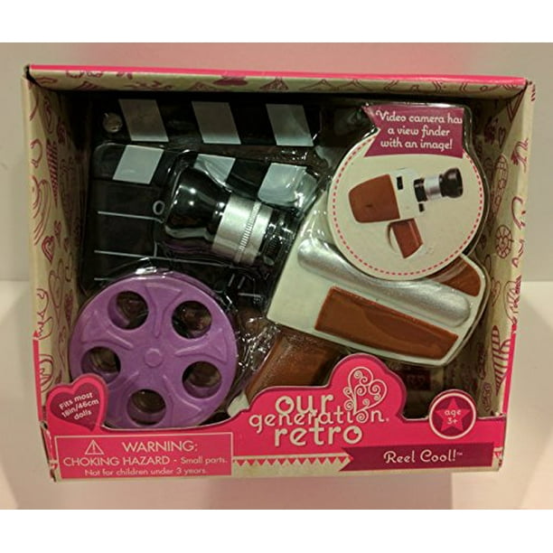 Our Generation Retro Reel Cool Video Camera & Film