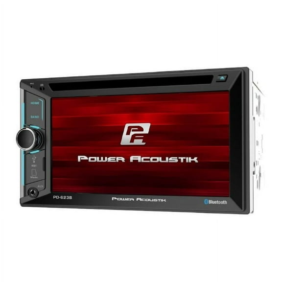 Power Acoustik PD-623B Double DIN Touchscreen Car Stereo with Bluetooth, USB & SD