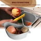 thumbnail image 3 of Cesta para fregadero, estante de drenaje multifuncional triangular, estante de almacenamiento para fregadero, soporte de almacenamiento con ventosa para cocina, soporte para baño, estante colgante de, 3 of 4