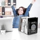 thumbnail image 5 of 6pcs Transparent Acrylic Bookends With Non-slip Stickers, Bookends For Bedroom, Library, Office, School And Desk Organiser-ynp, 5 of 5