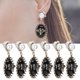 thumbnail image 4 of Metal Earrings, Reliable Retro Earrings Practical  For Christmas For Wedding Anniversary For Birthday For Valentine's Day For Mother's Day ANGGREK Negro, 4 of 8
