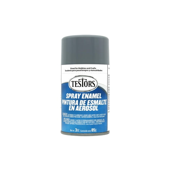 Testor Corp. Spray 3oz Gray TES1238T Plastics Paint Enamels