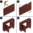 thumbnail image 4 of Charnière Rotative en Acier Inoxydable 2 Pièces Charnières de Porte Rotatives Charnières de Porte Pivotantes Charnières de Porte en Acier Inoxydable Charnière Rotative avec Vis pour Armoire de Porte, 4 of 6