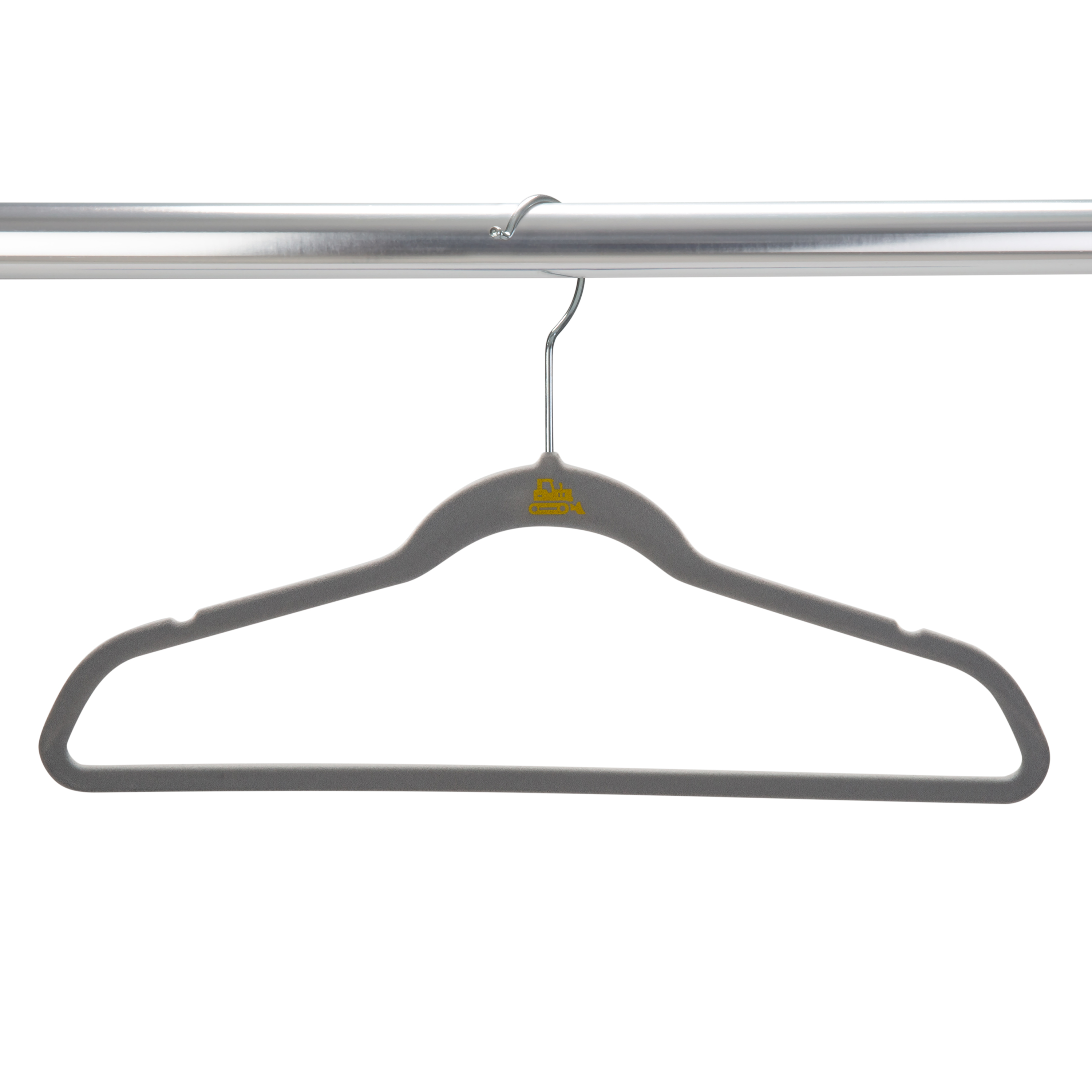 Tiny Dreamers 10-Piece Kids Velvet Hanger, Dark Grey Sold by at Home