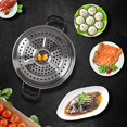 thumbnail image 2 of Concord 30 CM Stainless Steel 3 Tier Steamer Pot Steaming Cookware - Triply Bottom, 2 of 5