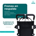 thumbnail image 2 of Silla de Ruedas de Traslado Premium | Frenos en Manubrio y Llantas Semi-Neumáticas | Alta Resistencia y Comodidad para Adultos, hasta 100Kg, 2 of 9