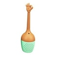 thumbnail image 1 of WHEANG Tea Diffuser Heat Non Stick Easy To Use Silicone Funny Hand Gestures Tea Infuser For Home, 1 of 8