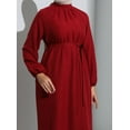 thumbnail image 2 of Burgundy - Modest Dress - Refka, 2 of 5