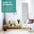 thumbnail image 5 of YRLLENSDAN Room Dividers and Folding Privacy Screens, Wall Divider for Living Room, Freestanding Indoor Room Divider for Room Separation, White 4 Panels, 5 of 7