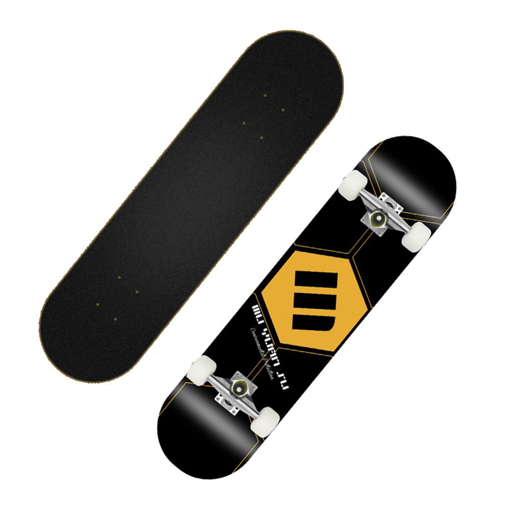 NEW MuYuanSu 7-Ply Canadian Maple Complete Skateboard 31.4 x 7.75 inch 