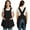 Black, variant on WHIPPY Kitchen Cooking Aprons for Women with Pockets Japanese Linen Cross Back Apron Unisex for Baking Painting Gardening