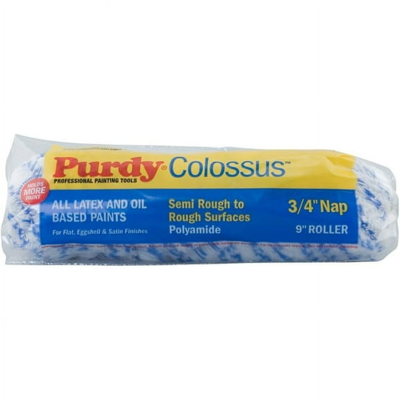 90-Pack of 9” x 3/4” Nap Purdy 140630094 Colossus Roller Cover, Polyamide