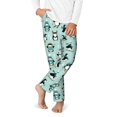 thumbnail image 2 of Xecao Winter Skiing Penguin Print Teenagers' Pajama Pants Long Sleep Pants Soft Elastic Waist Pajama Bottoms Elastic waist with 2 Pockets 5-16 Years-XS(5-6), 2 of 6