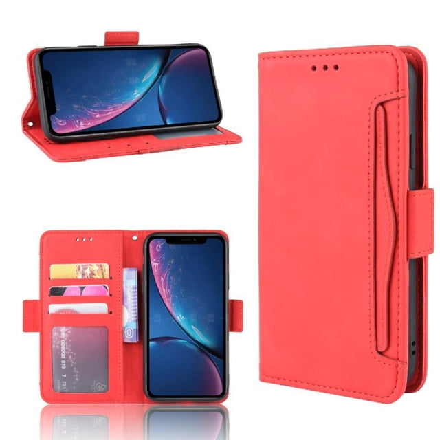 Funda Tipo Billetera GANGXUN para iPhone XR – Tapa Flip con Tarjetero