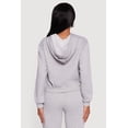 thumbnail image 5 of Women's Almost Famous Rhinestone Studded Fleece Pullover Hoodie, 5 of 5
