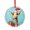 Pattern-9, variant on Crystal Glass Ornament Cheerleader Girl Glass Round Christmas Ornament Cute Cheerleading Appreciation Gift for Xmas Friend Bestie Nurse Teacher Mentor Boss Coworker