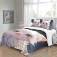 thumbnail image 4 of Juego de ropa de cama 3D Printedcute Animal Fundas de edredón Funda nórdica con, 4 of 8