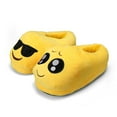 thumbnail image 3 of Hicooer COMFYHOME Cute Poop Shape Plush Slippers for Cozy Comfort - Funny Indoor Shoes for Men and Women Yellow, 3 of 6