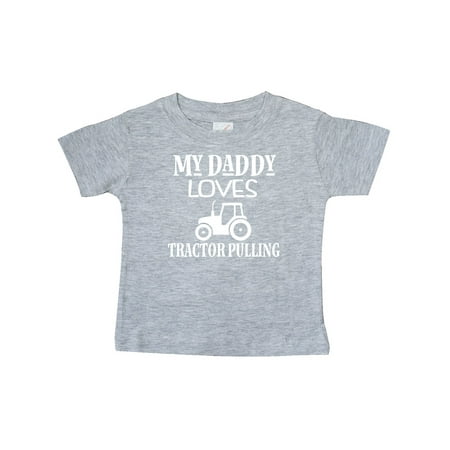 

Inktastic Tractor Pulling Dad Gift Baby Boy or Baby Girl T-Shirt