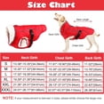 thumbnail image 4 of Chaqueta para perros EMUST, impermeable y resistente al viento para perros de tamaño mediano, 4 of 6