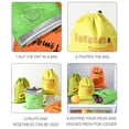 thumbnail image 4 of 4Pcs Reusable Produce Bags Grocery Washable, Produce Bags with Drawstring, Vegetable Storage Bags for Vegetables, Reusable Washable, Fruits Produce Bag, 4 of 9