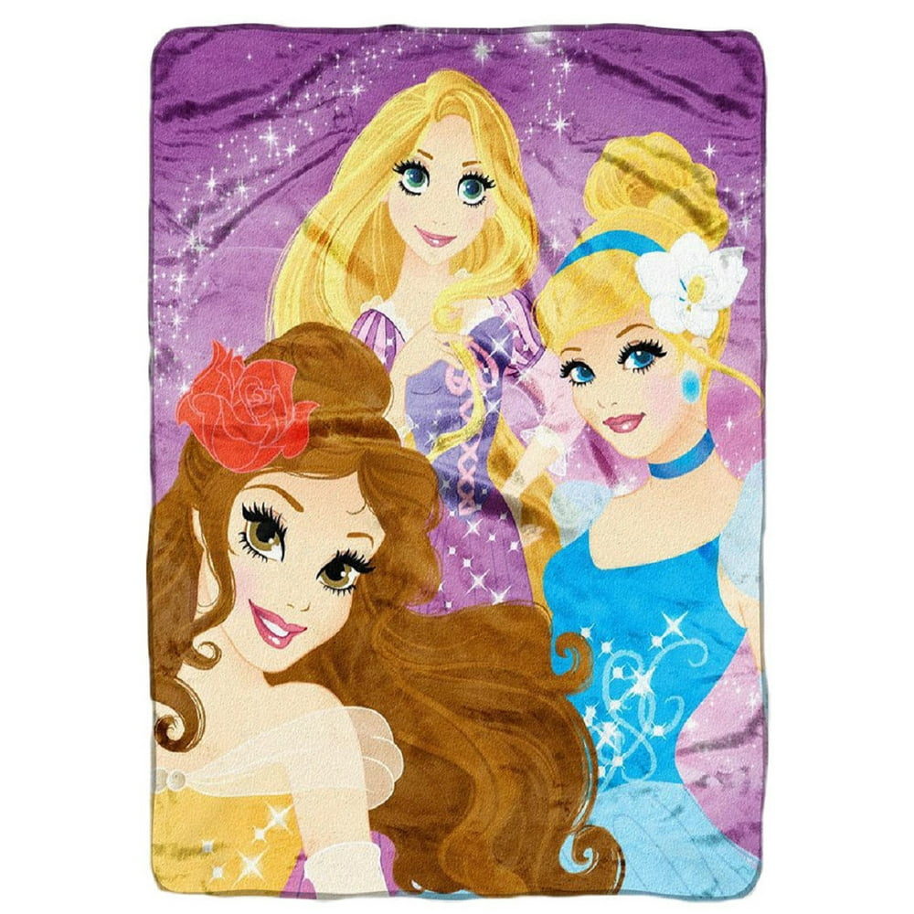 Disney Princess Plush Throw Blanket FREE SHIPPING