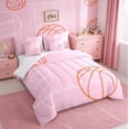 thumbnail image 4 of Manfei Basketball Sport 7-Piece Twin Bedding Sets For Boys Girls,Kids Ball Game Bedding Comforter Set Reversible, 4 of 9
