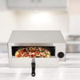 Electric Pizza Baker, Stainless Steel Pizza Oven with Cool Touch Handle