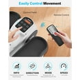thumbnail image 6 of Gonex Under Desk Elliptical Machine for Seniors, Electric Pedal Exerciser with 10 Resistance Levels, Remote Control, Fully Assembled, 6 of 8