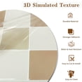 thumbnail image 6 of DEWOO 10 Sheet Thicker Peel and Stick Backsplash, Self-Adhesive Wall Tiles for Kitchen Bathroom, Vinyl Material, Easy to Install, 12"x12", Light Brown, 6 of 12