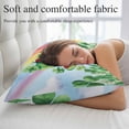 thumbnail image 5 of St. Patrick's Day Pillow Covers 24"x36", Green Shamrock Hat Ladybirds Daisy Rainbow Soft Brushed Microfiber Breathable Throw Pillow Covers, Decorative Pillowcase with Zipper for Couch Sofa Bedroom, 5 of 9