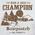 thumbnail image 3 of CafePress - Hide & Seek Champion Sasquatch T Shirt - Men's Classic Graphic T-Shirt, 3 of 4