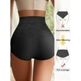 thumbnail image 4 of MEIYATING Women's Cotton High Waist Panties - Tummy Control Briefs, 4 Pack, 4 of 6