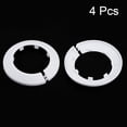 thumbnail image 2 of Unique Bargains 62mm PP Plastic White Water Pipe Cover Decoration 4 Pack, 2 of 5