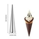 thumbnail image 3 of Fiudx Moldes de Acero Inoxidable para Conos de Crema, Multiusos para Croissants Daneses, Antiadherentes y de Bajo Consumo, Ideales para Pasteles y Helados, Juego de 6 Piezas, Aptos para Horno., 3 of 6