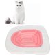 thumbnail image 1 of KAIYANG Inodoro universal reutilizable y ecológico para mascotas (bandeja blanca, 1 soporte interior azul) rosa, 1 of 5
